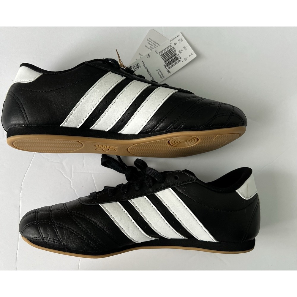 NEW Adidas Taekwondo Lace Black White Gum Women's JS1193 Size 8 Sneakers